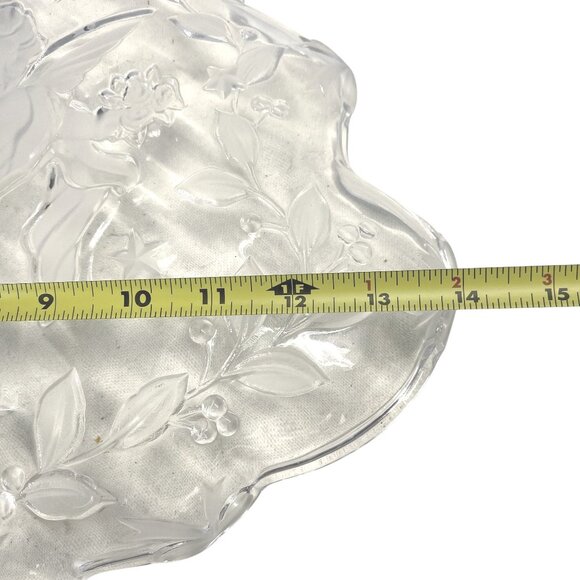 Mikasa Studio Nova Crystal Christmas Tree Shaped Serving Plate - Picture 4 of 4